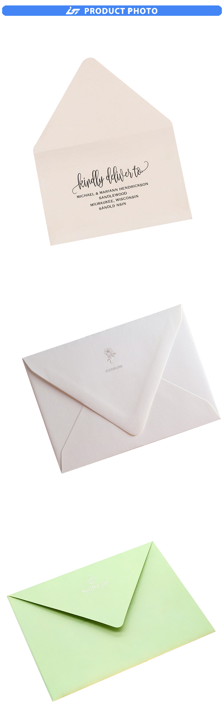 enveloppes d'invitations de mariage