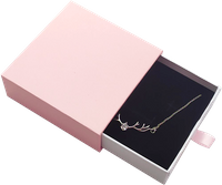 Fabbrica di scatole di pacchetti di carta per collane personalizzate di qualit&agrave; in vendita flash