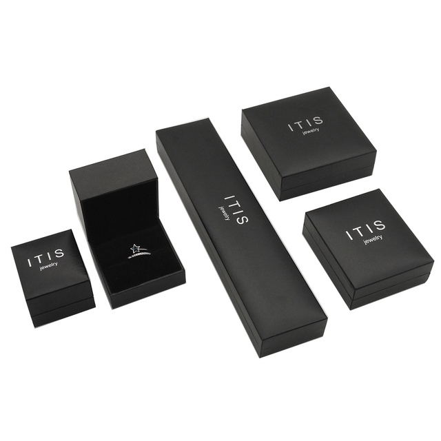 Aangepaste magnetische zwarte mini plastic oorbel verpakking fabriek