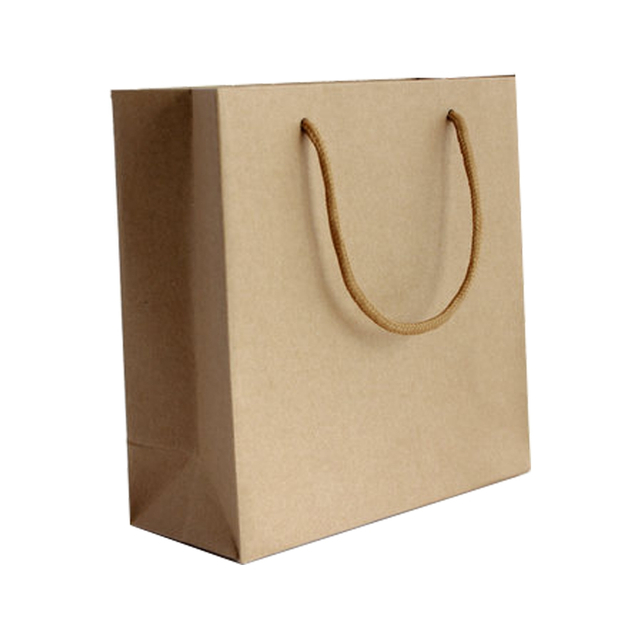Confezione personalizzata unica di sacchetti regalo marroni